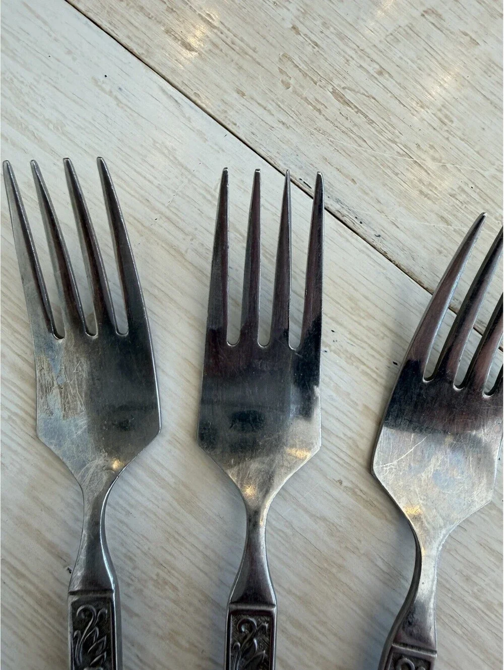 Gold Standard Night Blossom Stainless Flatware Lot Of 19 Japan